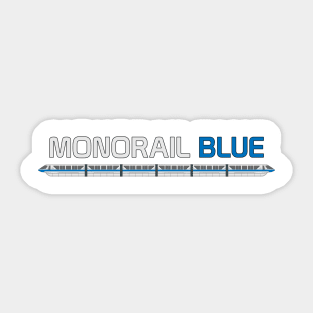 Monorail Blue Sticker